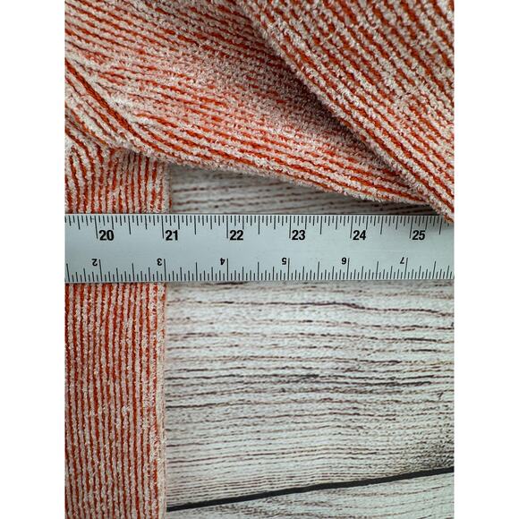 Free People Striped Super Soft Tunic Sweater Womens Small Pink Orange White - Picture 11 of 12